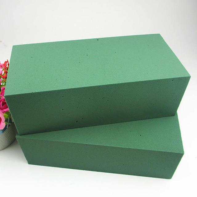 Green Foam For Flower Arrangements Dry And Wet Foam Blocks For Fresh And  Artificial Flowers in Wedding Birthdays Home Office - AliExpress